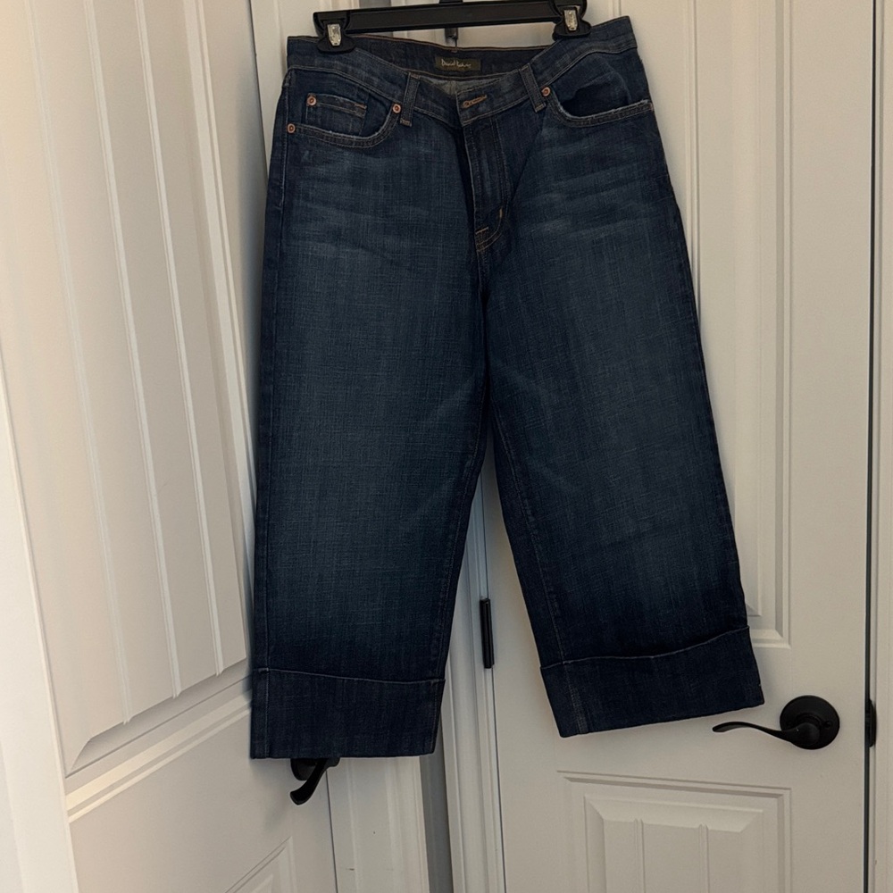 David Kahn Dark Blue Cropped Jeans